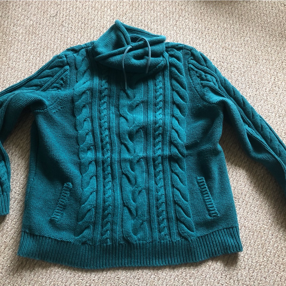 LL Bean 2X Cotton Sweater. $15! ALL of my items now 1/2 price! Check my closet!